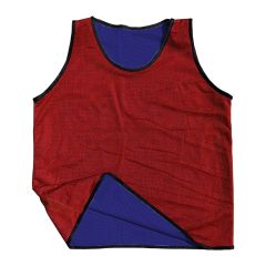 Reversible Training Bib - Red/Dark Blue